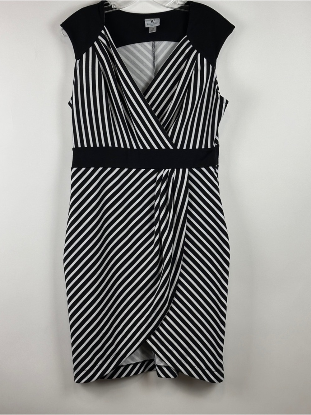 Worthington Striped Wrap Dress